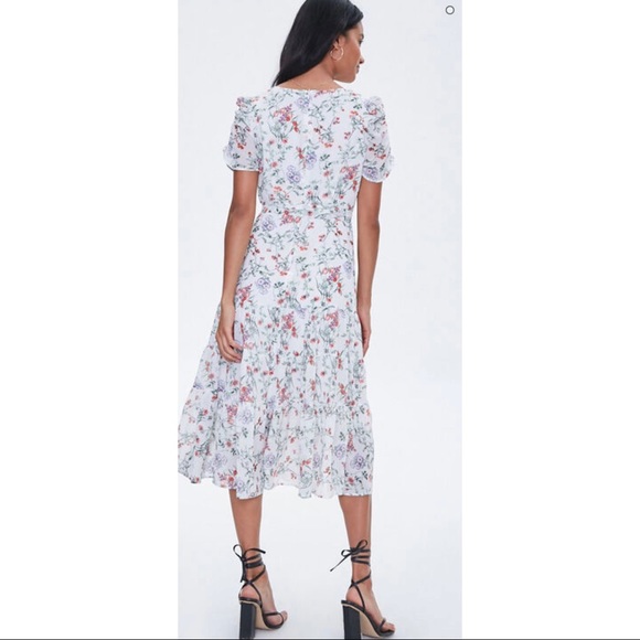 Floral print midi dress - Picture 2 of 4